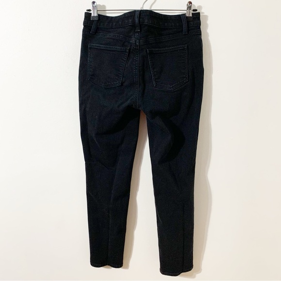 Talbots Slim Ankle Jeans Black Wash Denim Five Pocket Styling Size 4 🖤 - Picture 3 of 9
